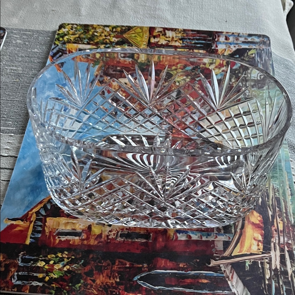 Intricate Cut Glass Bowl